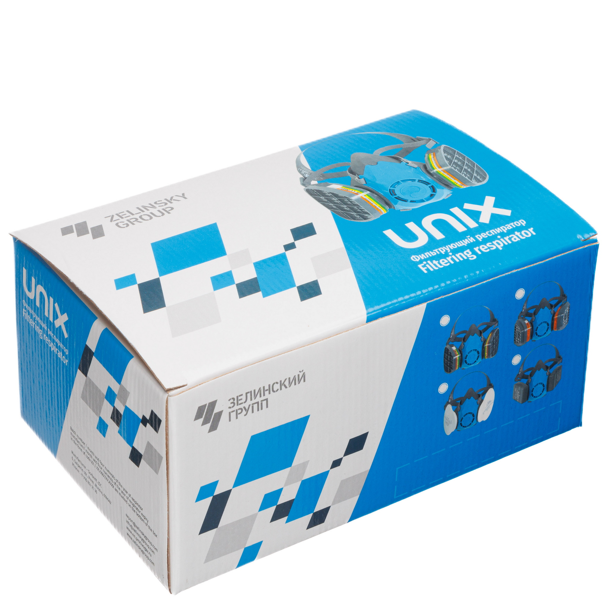 картинка Респиратор фильтрующий UNIX 1000 марки А1В1Е1К1(1 рост) 